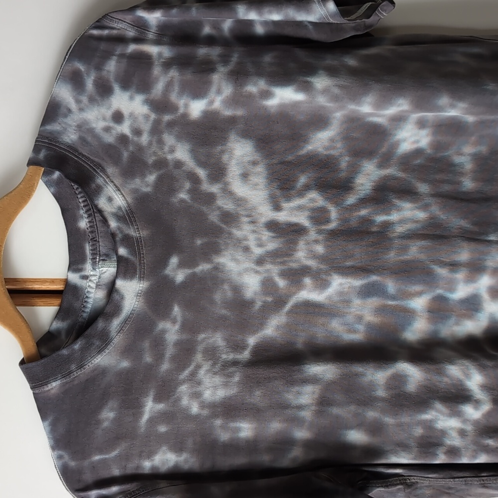 Lululemon All Yours Tee 8 *Tie Dye Marmoleado Tie Dye Graphite Grey - Picture 9 of 12